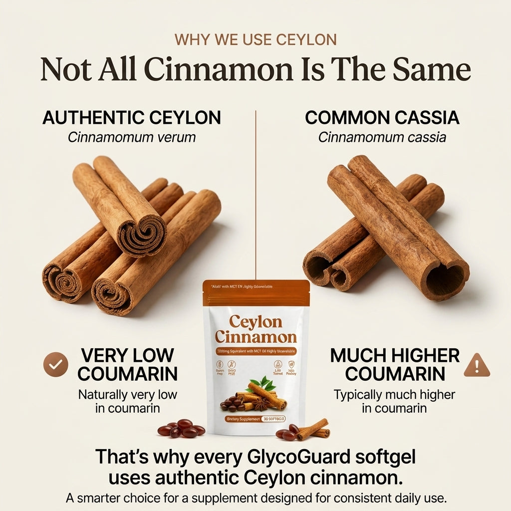 Ceylon Cinnamon 7200mg Equivalent with MCT Oil